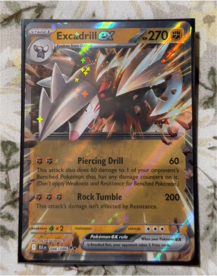 Excadrill ex 046/086 Pokémon TCG SV: Black Bolt — front