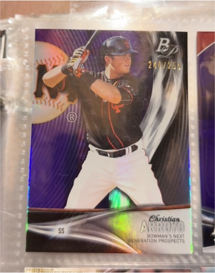 2016 Bowman Platinum Next Generation Prospects #NGP-24 Christian Arroyo — front