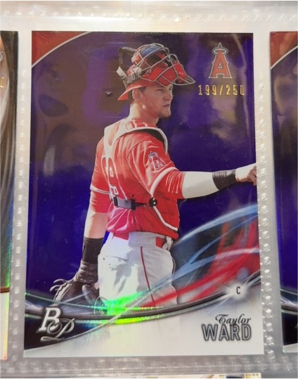 2016 Bowman Platinum Top Prospects Purple #TP-TW Taylor Ward — front