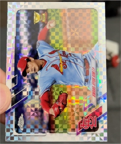 2021 Topps Chrome #153 Kwang-Hyun Kim — front