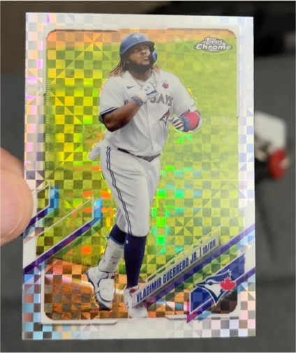 2021 Topps Chrome #167 Vladimir Guerrero Jr. — front