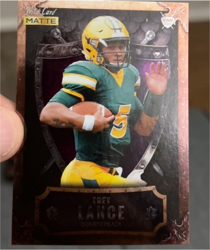 2021 Wild Card Matte #MWW-6 Trey Lance Weekend Warrior — front