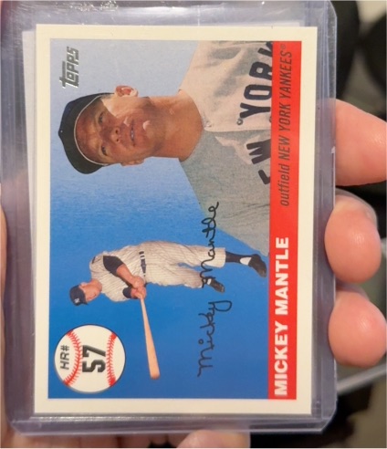 2006 Topps Mickey Mantle Home Run History #MHR57 Mickey Mantle — front
