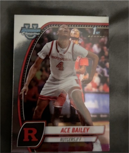 2024 Bowman Chrome University #1 Ace Bailey — front