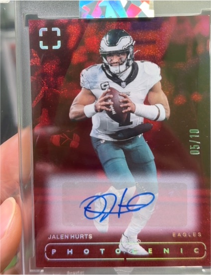 2023 Panini Photogenic #05/10 Jalen Hurts — front