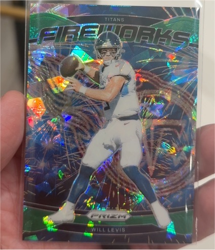 2024 Panini Prizm Fireworks #4 Will Levis — front