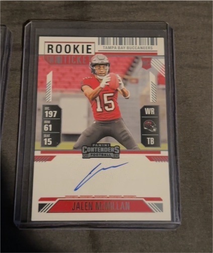 2024 Panini Contenders #131 Jalen McMillan Rookie Ticket — front