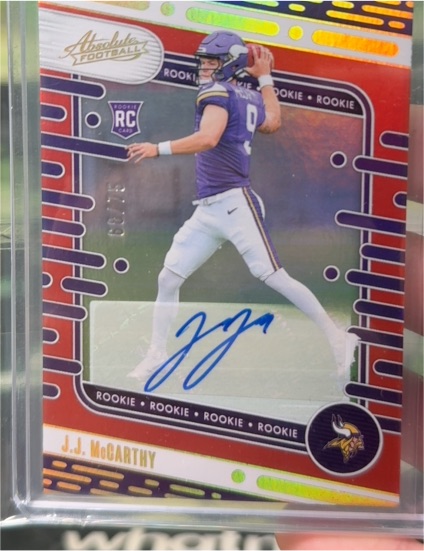 2024 Panini Absolute #110 J.J. McCarthy — front