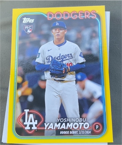 2024 Topps Update Series #US149 Yoshinobu Yamamoto — front
