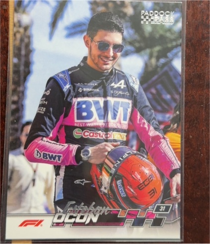 2024 Topps Paddock Pass Formula 1 #9 Esteban Ocon — front