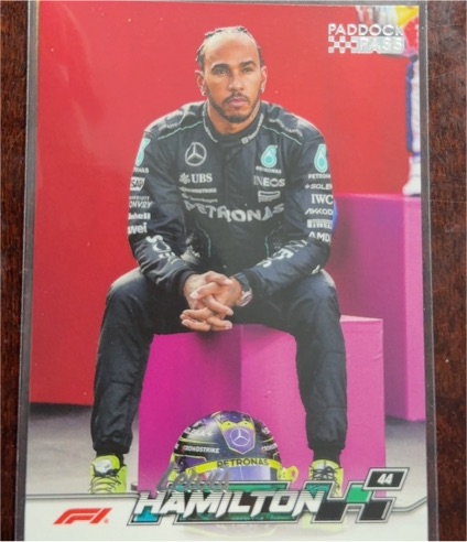 2024 Topps Paddock Pass Formula 1 #6 Lewis Hamilton — front