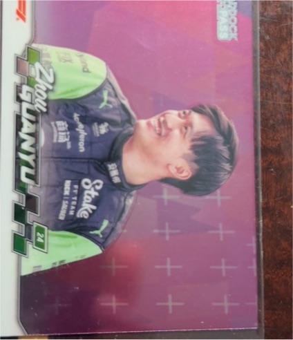 2024 Topps Paddock Pass Formula 1 #14 Zhou Guanyu — front