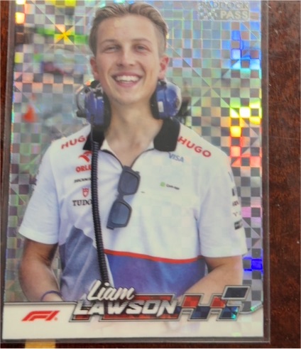 2024 Topps Paddock Pass F1 #26 Liam Lawson — front