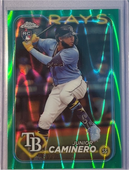 2024 Topps Chrome #213 Junior Caminero — front