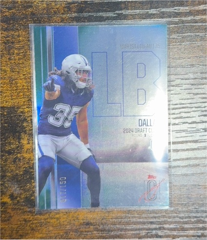 2024 Topps Signature Class #155 Marist Liufau — front