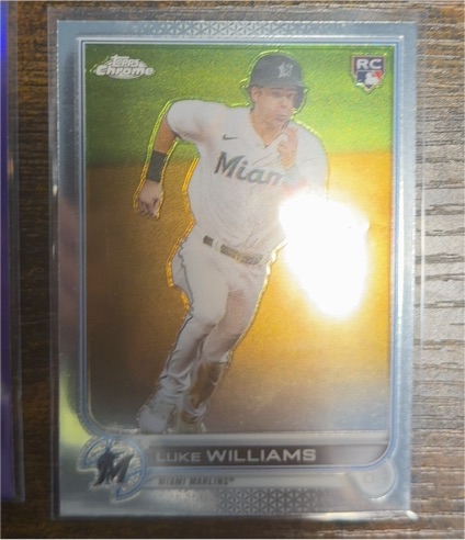 2022 Topps Chrome Update #USC75 Luke Williams — front