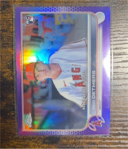 2022 Topps Chrome Update #USC90 Reid Detmers Rookie Debut — front