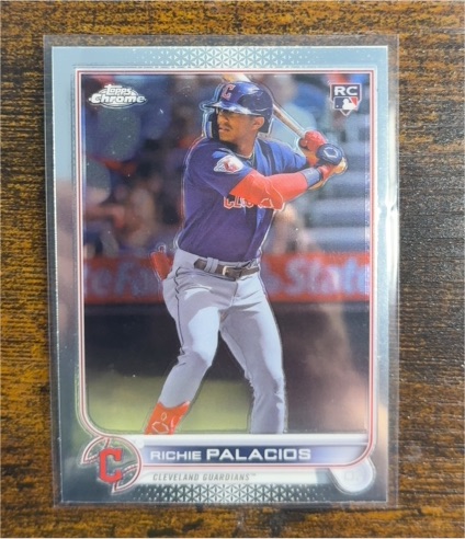 2022 Topps Chrome Update #USC169 Richie Palacios RC Cleveland Guardians — front