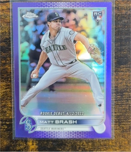 2022 Topps Chrome Update #USC187 Matt Brash — front