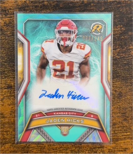 2024 Topps Resurgence Rookie Signatures #RRS-JH Jaden Hicks — front