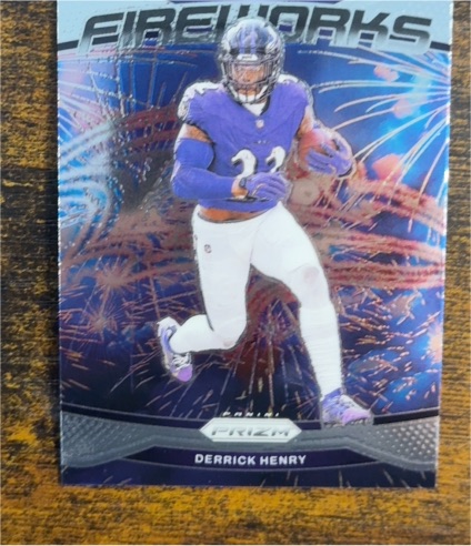 2024 Panini Prizm Fireworks #10 Derrick Henry — front