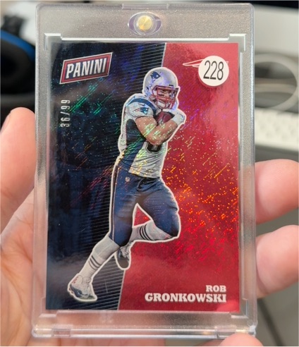 2017 Panini The National #228 Rob Gronkowski — front