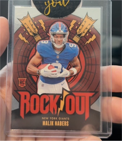 2024 Panini Absolute Rock Out #RO-MNS Malik Nabers — front