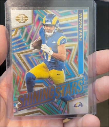 2024 Panini Illusions #19 Puka Nacua Shining Stars — front