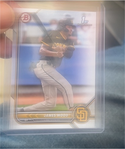 2022 Bowman Prospects #BP-108 James Wood — front