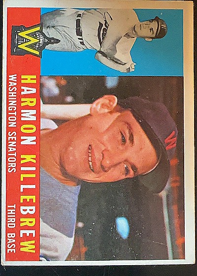 1960 Topps #210 Harmon Killebrew — front