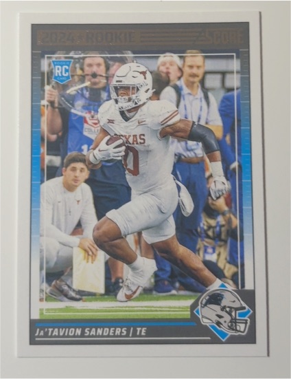 2024 Panini Score #351 Ja'Tavion Sanders Rookie — front