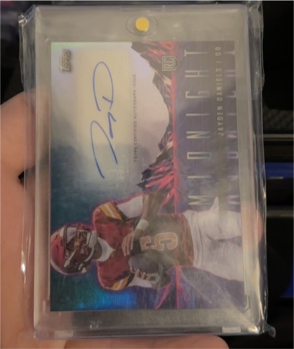 2024 Topps Midnight Horizon Signatures #HZS-DC Derek Carr — front