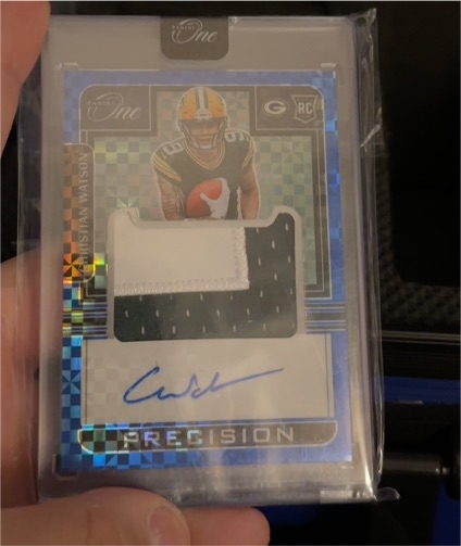 2022 Panini One Precision #Christian Watson — front