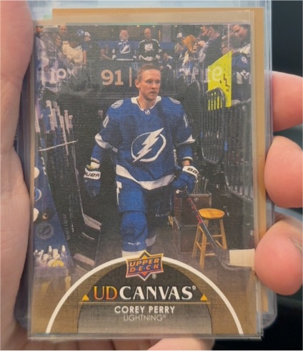 2021-22 Upper Deck UD Canvas #C345 Corey Perry — front