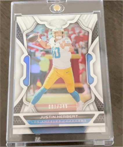 2022 Panini Certified #50 Justin Herbert — front