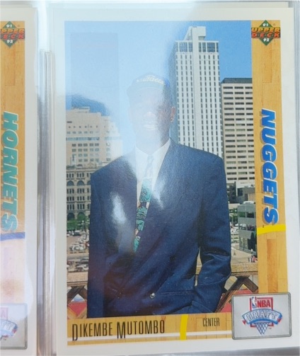 1991-92 Upper Deck #3 Dikembe Mutombo — front
