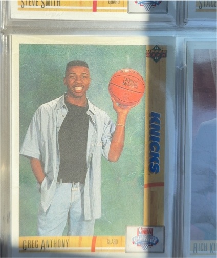 1991-92 Upper Deck #7 Greg Anthony — front