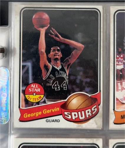 1979-80 Topps #1 George Gervin — front