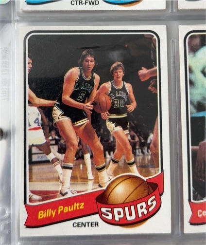 1979-80 Topps #22 Billy Paultz — front