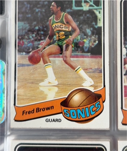 1979-80 Topps #46 Fred Brown — front