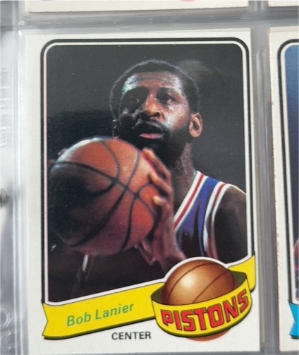 1979-80 Topps #58 Bob Lanier — front