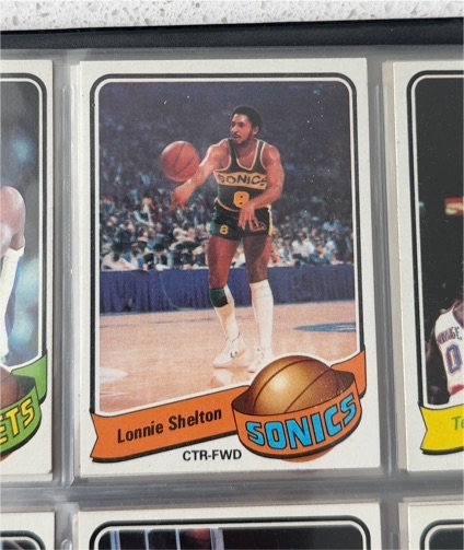 1979 Topps #83 Lonnie Shelton — front