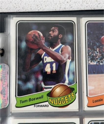 1979-80 Topps #82 Tom Boswell — front