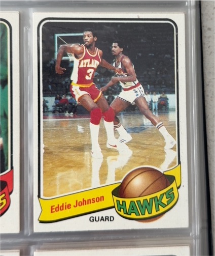 1979-80 Topps #24 Eddie Johnson — front
