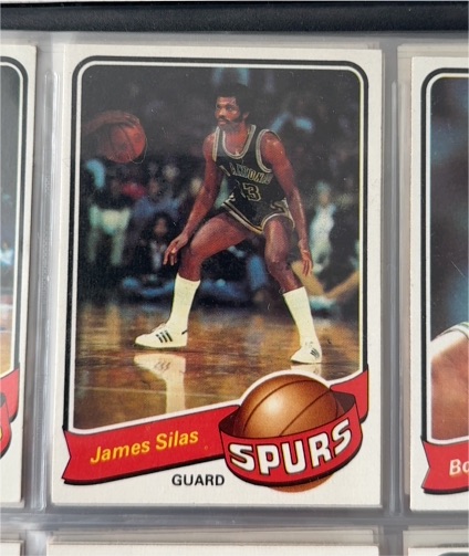 1979-80 Topps #74 James Silas — front