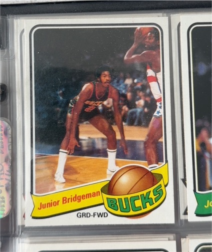 1979-80 Topps #91 Junior Bridgeman — front