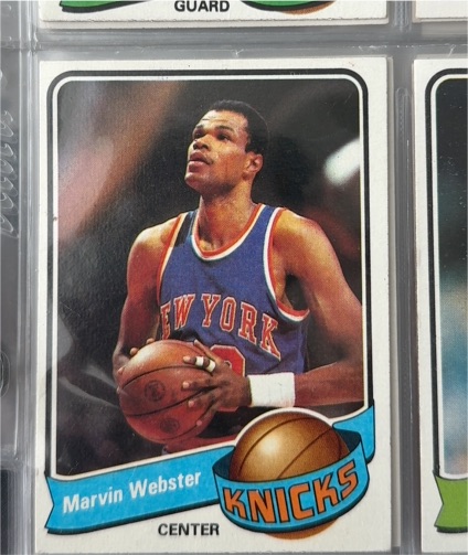 1979-80 Topps #88 Marvin Webster — front