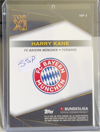 2023 Topps XI #TOP-5 Harry Kane — front