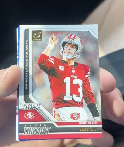 2024 Panini Donruss Best of Instant #15 Brock Purdy — front