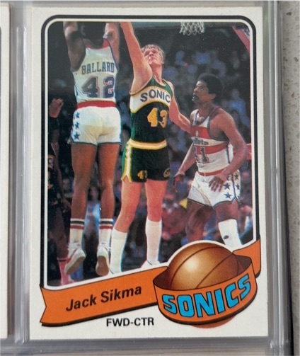 1979-80 Topps #66 Jack Sikma — front